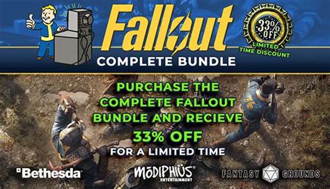 Fallout Rpg Vault 33 Bundle For Fantasy Grounds