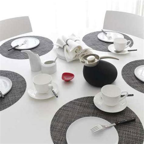 Chilewich Basketweave Round Placemat (Set of 4) - 2Modern