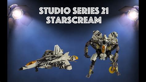 Transformers Starscream Studio Series Voyager Class Rotf Youtube