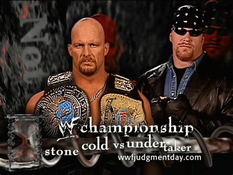 Stone Cold vs. Undertaker Judgment Day 2001 : r/WWEMatchGraphics