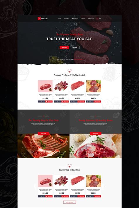 Butcher S Hatti Butcher Meat Shop Woocommerce Wordpress Theme Artofit