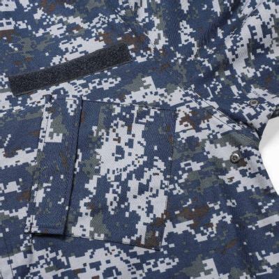 Camuflaje Jinteng Estilo Navy Blue Ribstop Acu Guardia De Seguridad