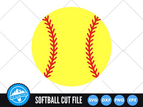 Softball Svg Baseball Svg Graphic By Lddigital · Creative Fabrica