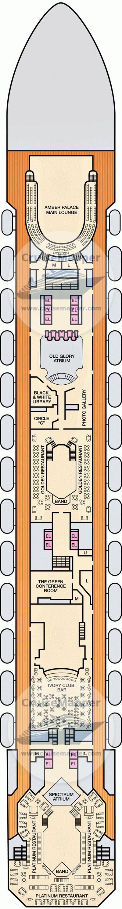 Carnival Glory Deck 4 Plan Cruisemapper