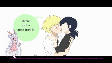 "Adrienette Kiss" - Miraculous Ladybug Comic Dub - YouTube