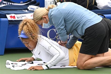 Naomi Osaka Out Of National Bank Open With Back Injury