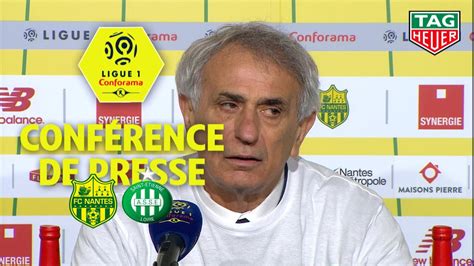 Conférence de presse FC Nantes AS Saint Etienne 1 1 2018 19