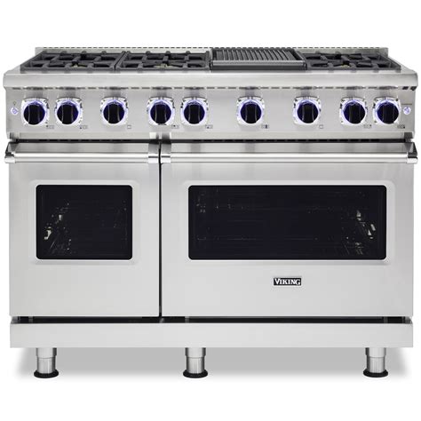 Viking 7 Series 48 in. 6.1 cu. ft. Standard Convection Double Oven Gas