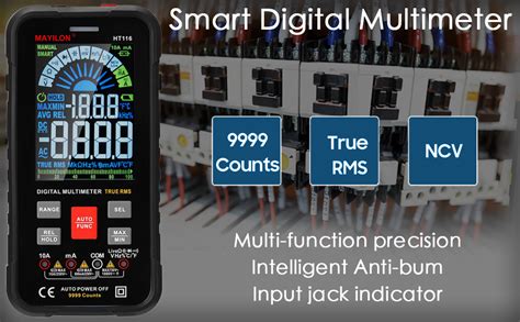 Mayilon Ht Multi Meter Intelligent Current Meter With Color Screen