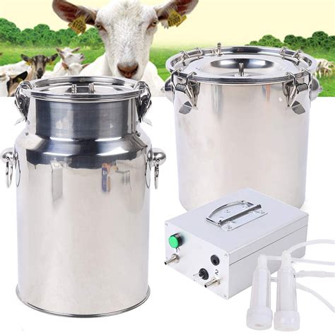 Buy Miumaeov 5L7L Dual Head Milking Machine Electric Barrel Milking