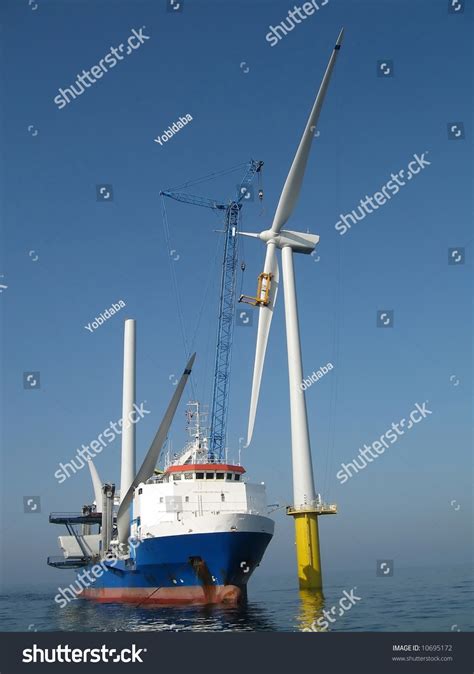 Offshore Wind Turbine Installation Stock Photo 10695172 | Shutterstock