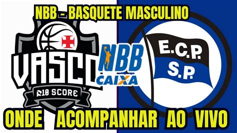 Vasco x Pinheiros NBB Masculino São Januário Onde Vai Passar