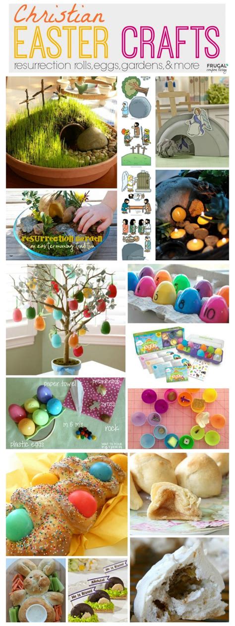 Christian Easter Crafts - Resurrection Eggs, Gardens and Rolls