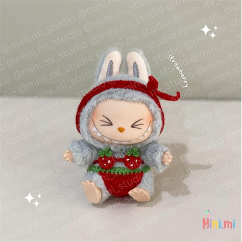 Jual BAJU LABUBU STRAWBERRY BIKINI Labubu Shirt Labubu Costume V V Shopee Indonesia