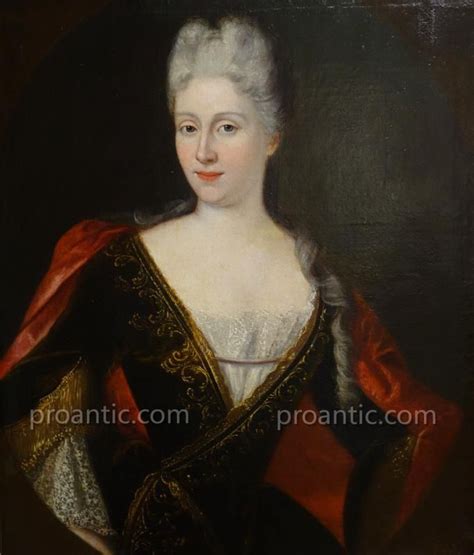 Portrait Of A Noblewoman 1704 French School Portrait Noblewoman