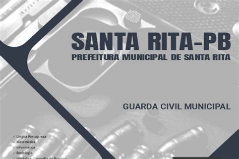 Baixar Apostila Prefeitura De Santa Rita PB Em PDF Guarda Civil