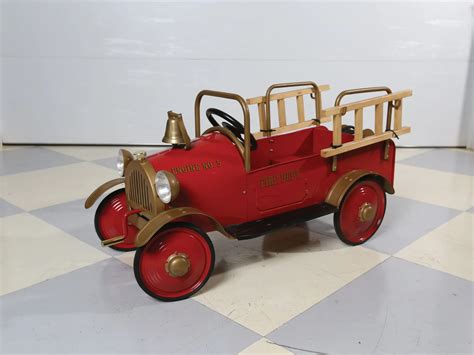 Modern Teen Era Firetruck Pedal Car Auburn Fall Rm Sotheby S