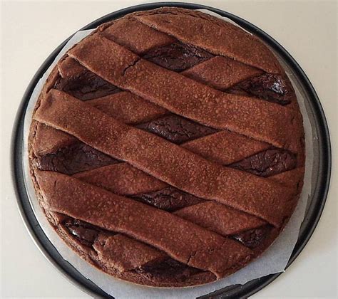 Goduria Al Cioccolato Dolce Crostata Con Crema Ripieno Cremoso