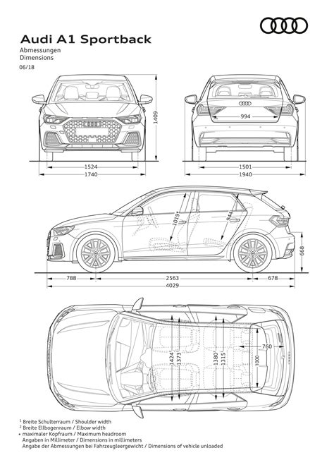 Audi A1 2019 Dimensions Exterior And Interior Review Audi A4 Audi Mobil