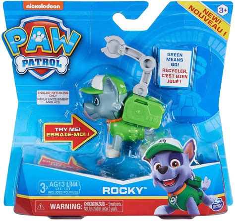 Paw Patrol Rocky Figure with Sound Spin Master - ToyWiz