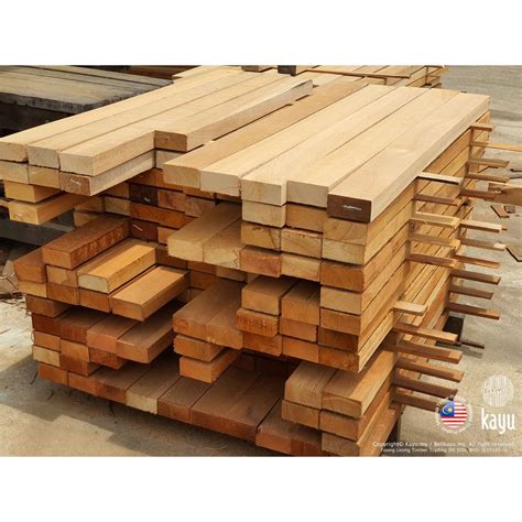 Kayu Balau Solid Wood 2 X 4 12 Ft Shopee Malaysia