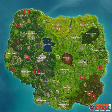 Fortnite Battle Royale: Film Camera Locations - Orcz.com, The Video ...