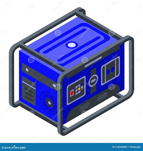 Generator Icon Alternating Current Source Alternative Power Source Of