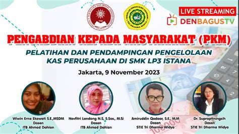 Pkm Dari Institut Teknologi Dan Bisnis Ahmad Dahlan Jakarta Stie Tri