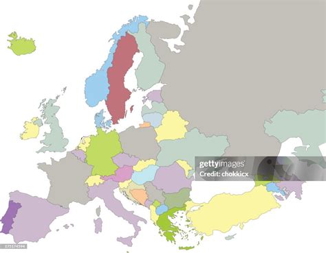 Europe Map Outline High-Res Vector Graphic - Getty Images