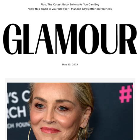 Sharon Stone Posted A Bikini Selfie And You Know What That Means Glamour