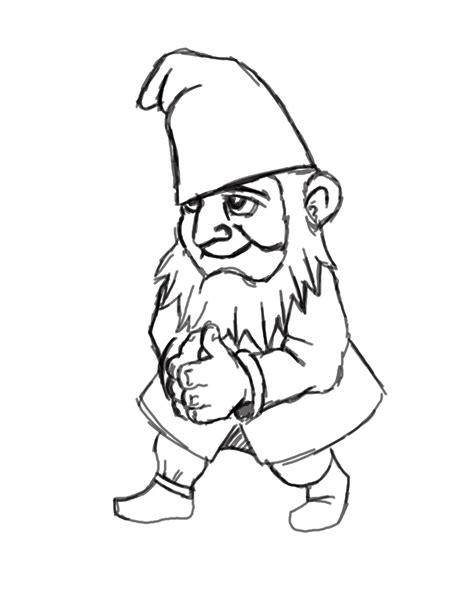 Gnome Sketch At Explore Collection Of Gnome Sketch