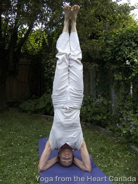 Headstand yoga position - Yoga from the Heart Canada with Anne Parsonage