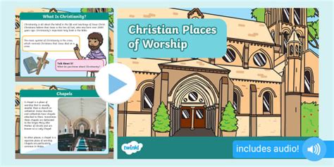 KS1 Christian Places of Worship PowerPoint (professor feito)