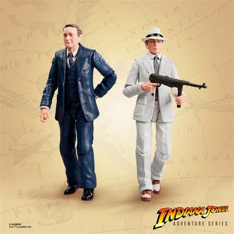 Indiana Jones Adventure Series Marcus Brody And Rene Belloq 2 Pack