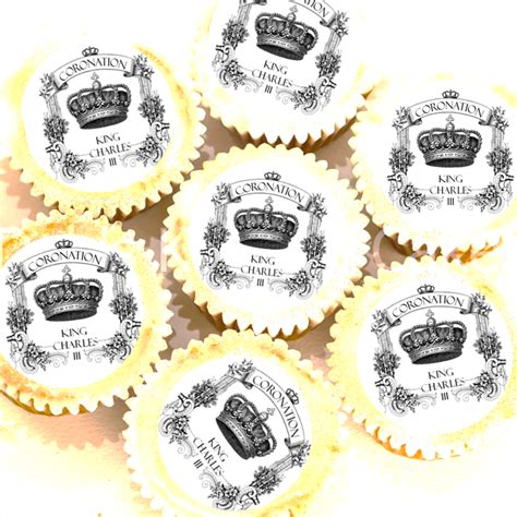 Vintage Coronation Cupcake Toppers Cm X Debs Kitchen Cakes