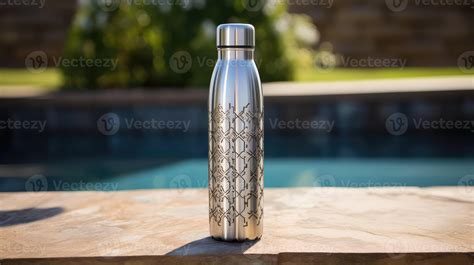 design stainless steel water bottle  stock photo  vecteezy