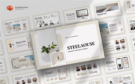 Steelaouse - Plantilla minimalista de PowerPoint