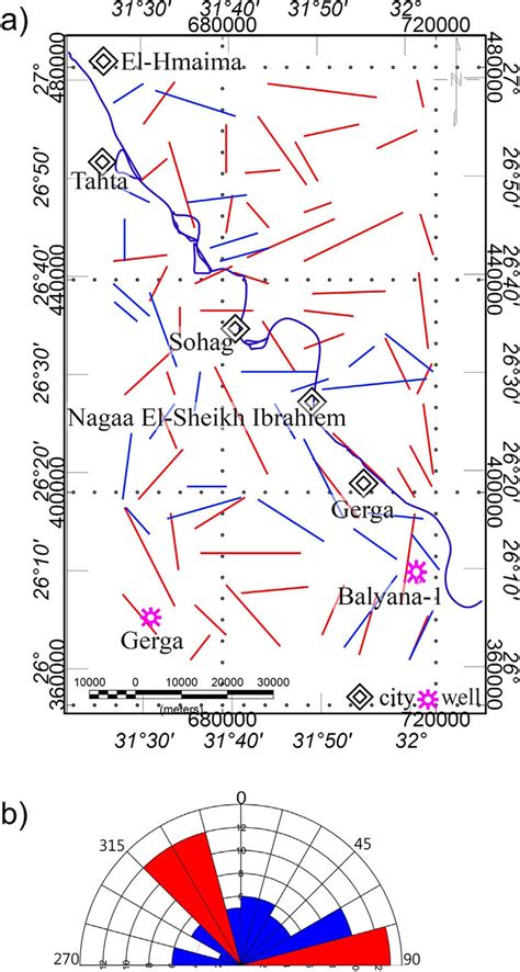 A Structural Map Extracted From The Tilt Derivatives Of Gravity Blue