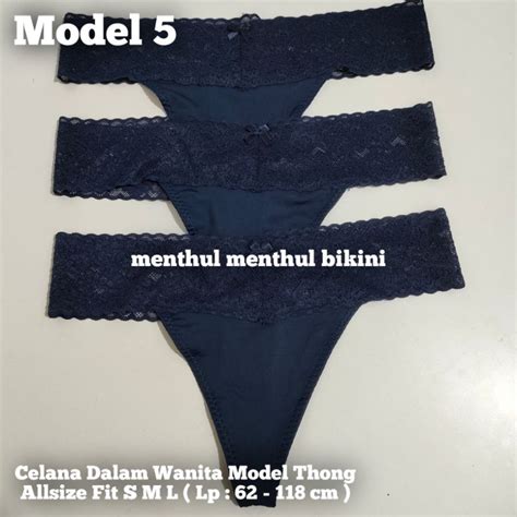 Jual Allsize S M L Celana Dalam Seksi Wanita Gstring G String Thong