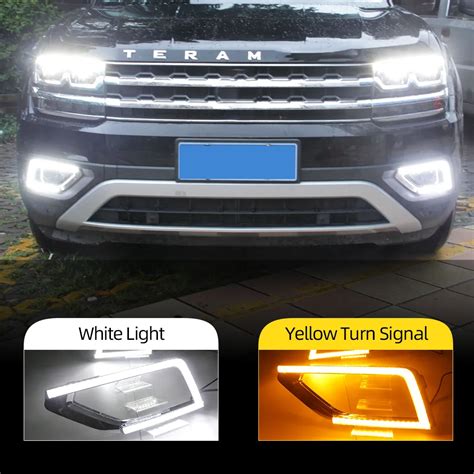 Piezas De Led Drl Luz Corriente Diurna Luces Del D A Para Volkswagen