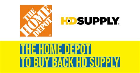 The Home Depot To Buy Back Hd Supply