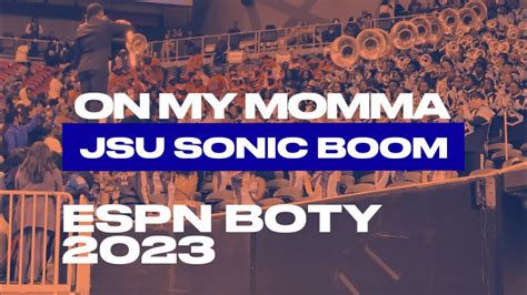 Jsu Sonic Boom On My Momma Espn Band Of The Year 2023 Youtube