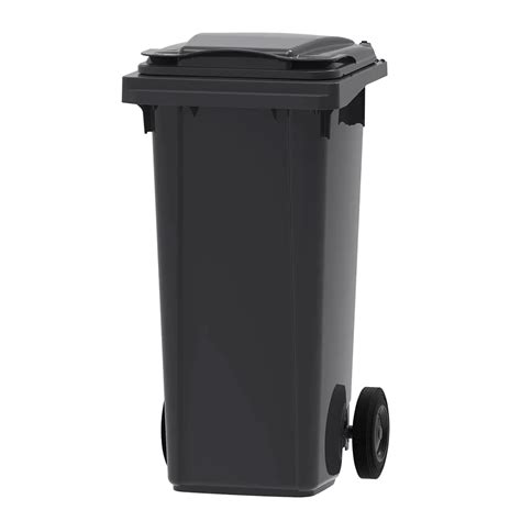 litre wheelie bin  blackgrey skipsandbinscom