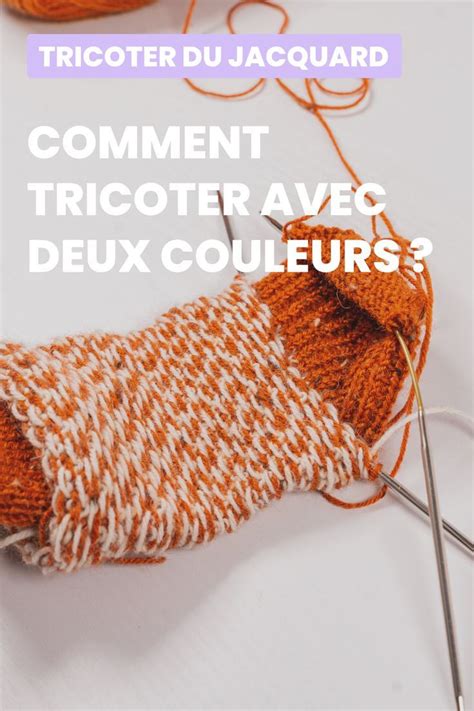 Tricoter Couleurs Verticales Point De Tricot Avec Couleurs Tricoter