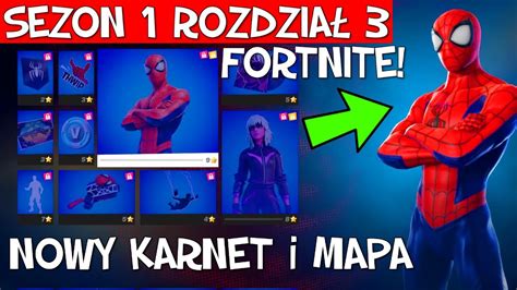 NOWY KARNET BOJOWY SEZON 1 ROZDZIAŁ 3 NOWA MAPA FORTNITE W ROZDZIALE 3