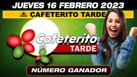 CAFETERITO DÍA EN VIVO Resultado último sorteo Chance CAFETERITO DÍA