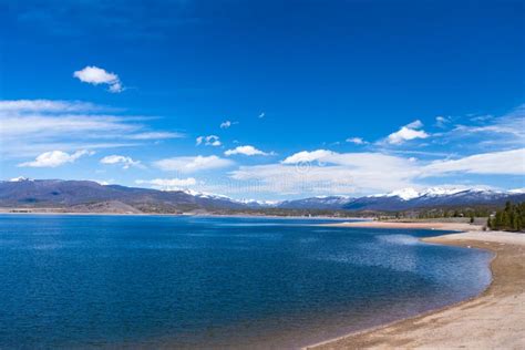 Lake Granby Colorado Rocky Mountains Stock Image - Image of reflection ...