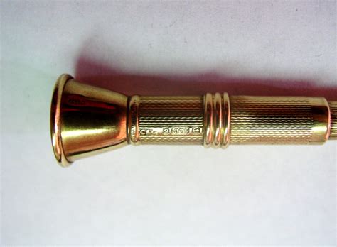 Vintage.....Solid Gold (9ct) Cigar Piercer Hallmarked Circa 1962 ...