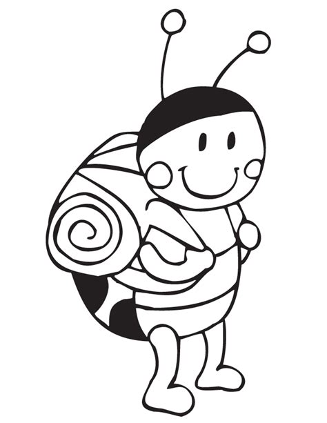 Cute Ladybug Coloring Pages - Coloring Home