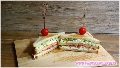 Club Sandwich Vegetariano Fuori Le Ricette